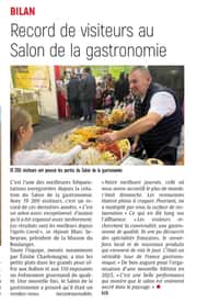 Record de fréquentation au Salon de la gastronomie de Troyes