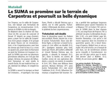 Le SUMA se promène sur le terrain de Carpentras et poursuit sa belle dynamique !