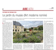 Le jardin du musée d’Art moderne à Troyes nominé