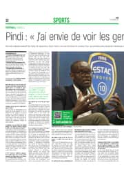 Edwin Pindi : Je veux voir les gens heureux au stade de l'Aube