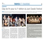 Clap de fin pour la 7e édition du Just Classik Festival