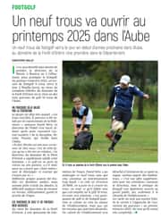 Footgolf : Un neuf trous va ouvrir au printemps 2025 dans l'aube