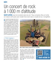 Un concert de rock à 1 000 m d’altitude