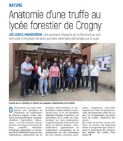 Anatomie d’une truffe au lycée forestier de Crogny