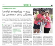 Semi-marathon: le relais entreprises « casse les barrières » entre collègues