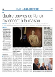 Quatre oeuvres de Renoir reviennent à la maison