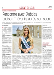 Louison Thevenin, nouvelle Miss Champagne-Ardenne