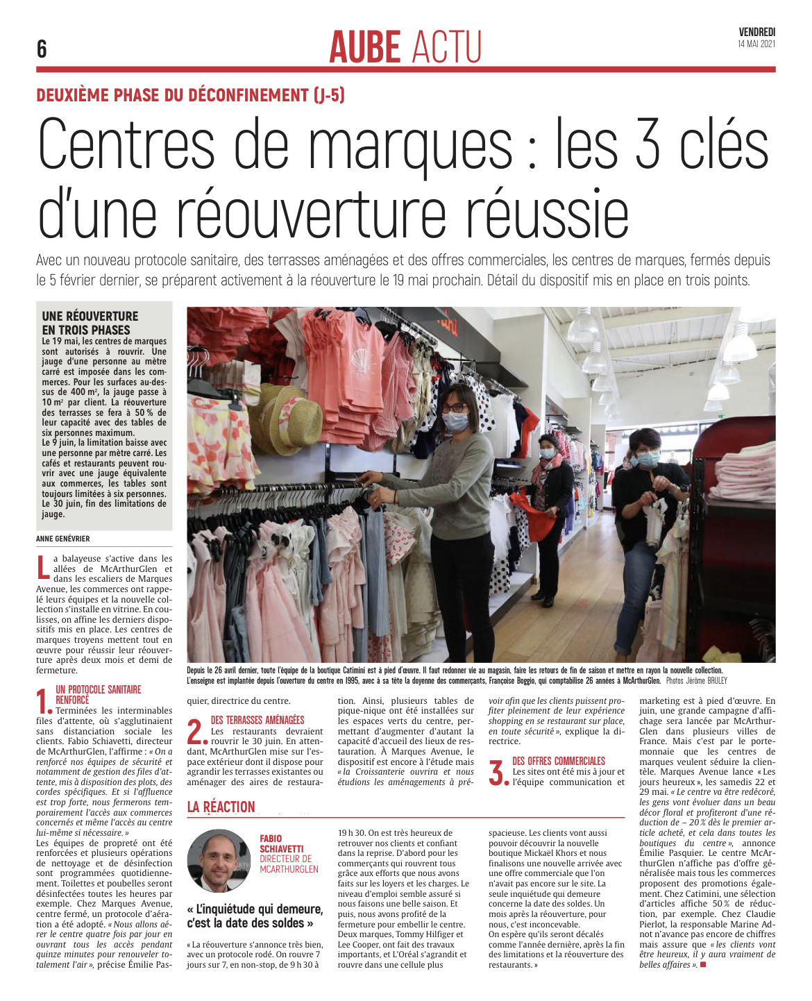 MCArthurGlen : la réouverture se prépare