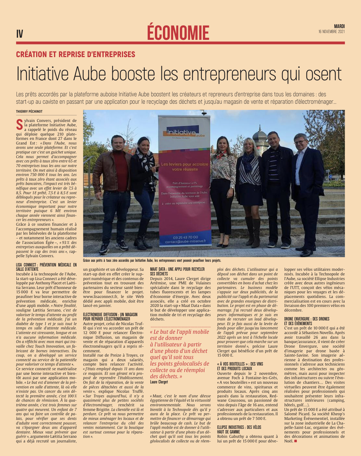 Initiative Aube booste les entrepreneurs qui osent.