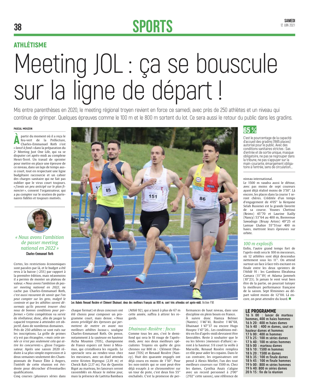 2ème édition du MEETING JOL ça se bouscule ....