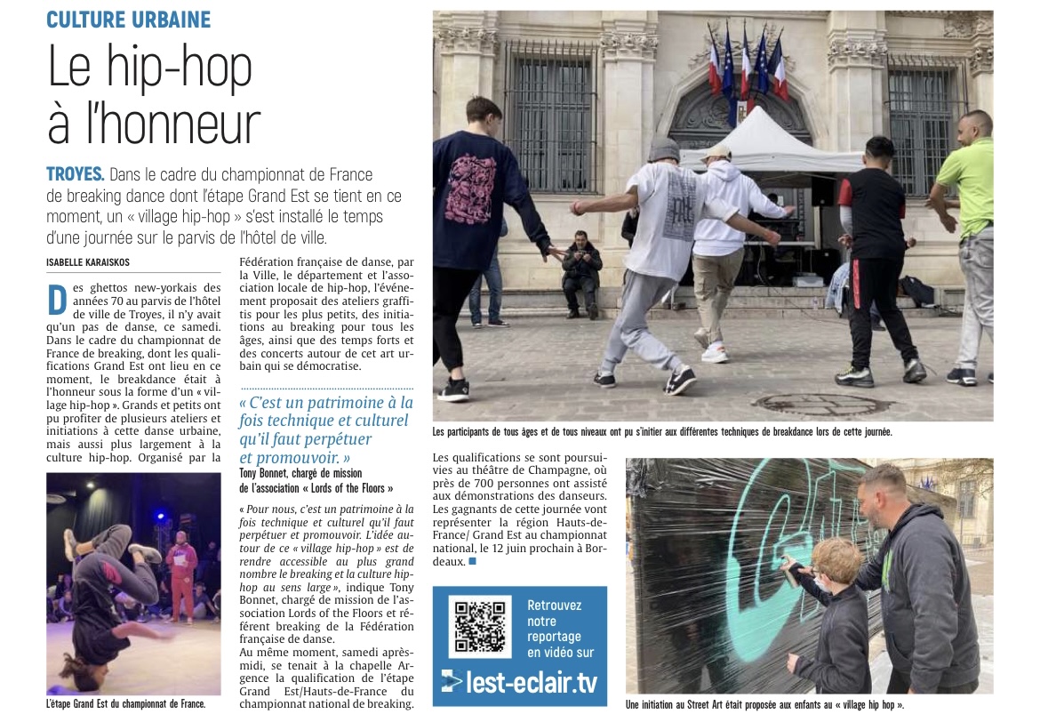 Le hip-hop à l'honneur.