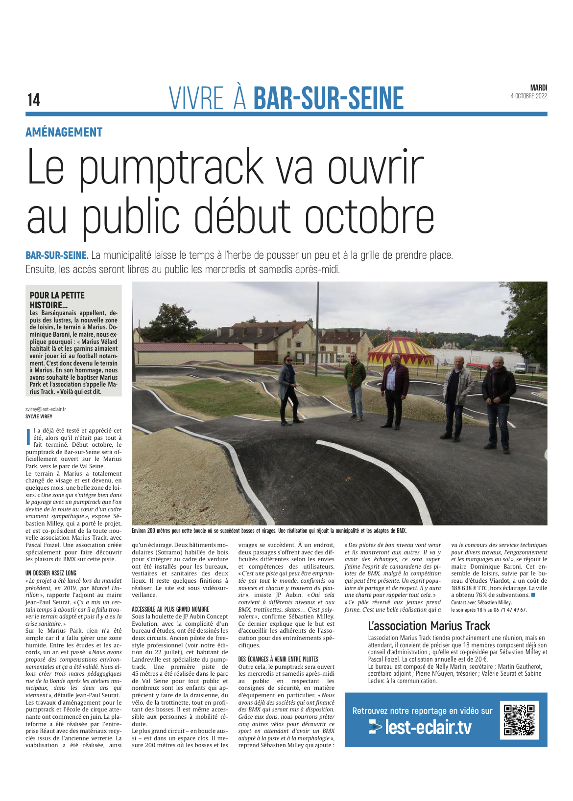 Le pumptrack va ouvrir au public début octobre.