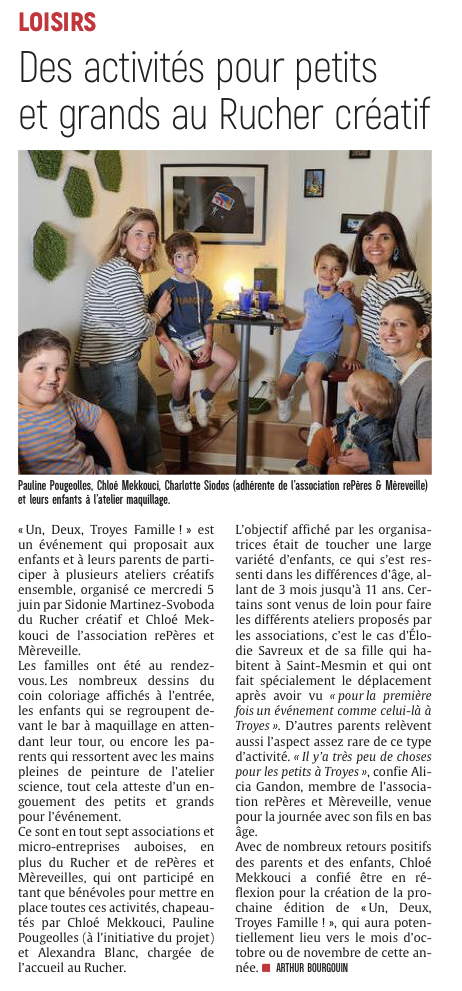 Des activités pour petits et grands au rucher créatif.