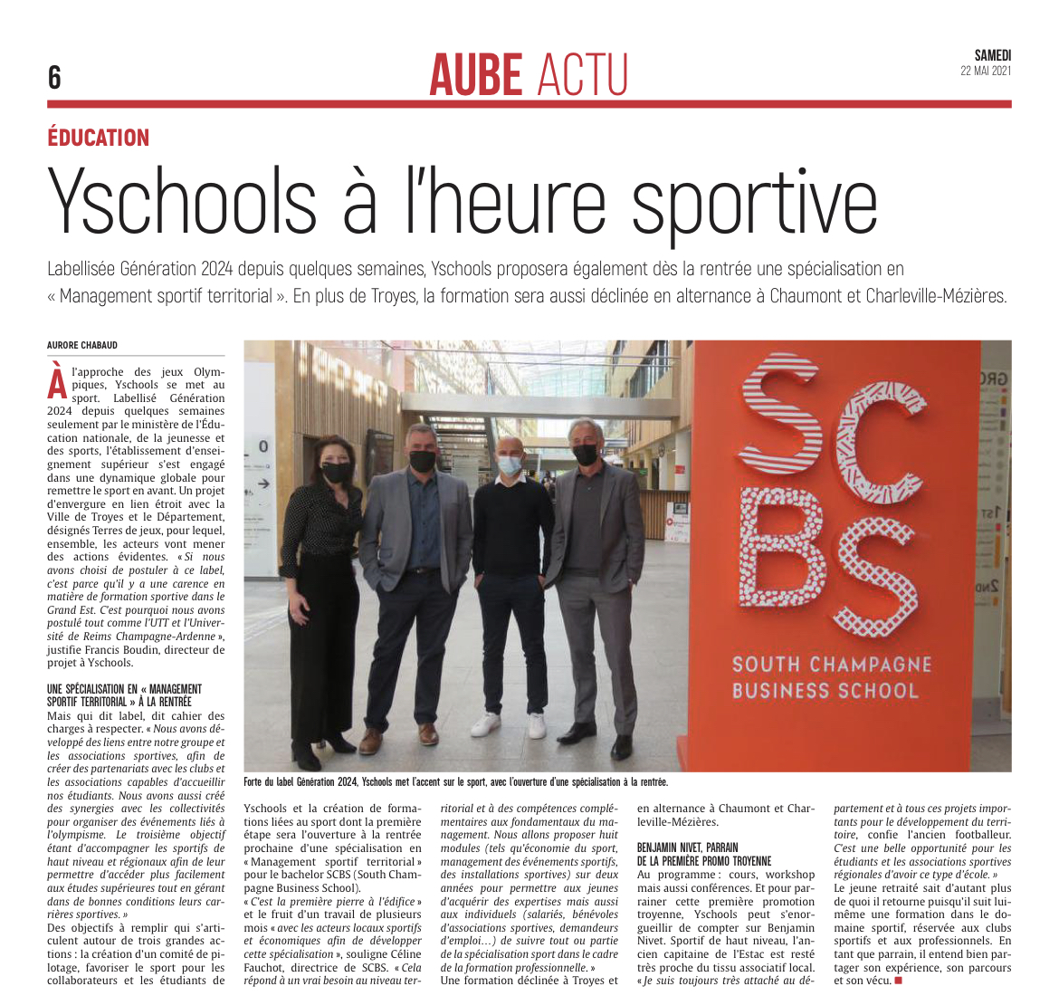 YSchools à l'heure sportive