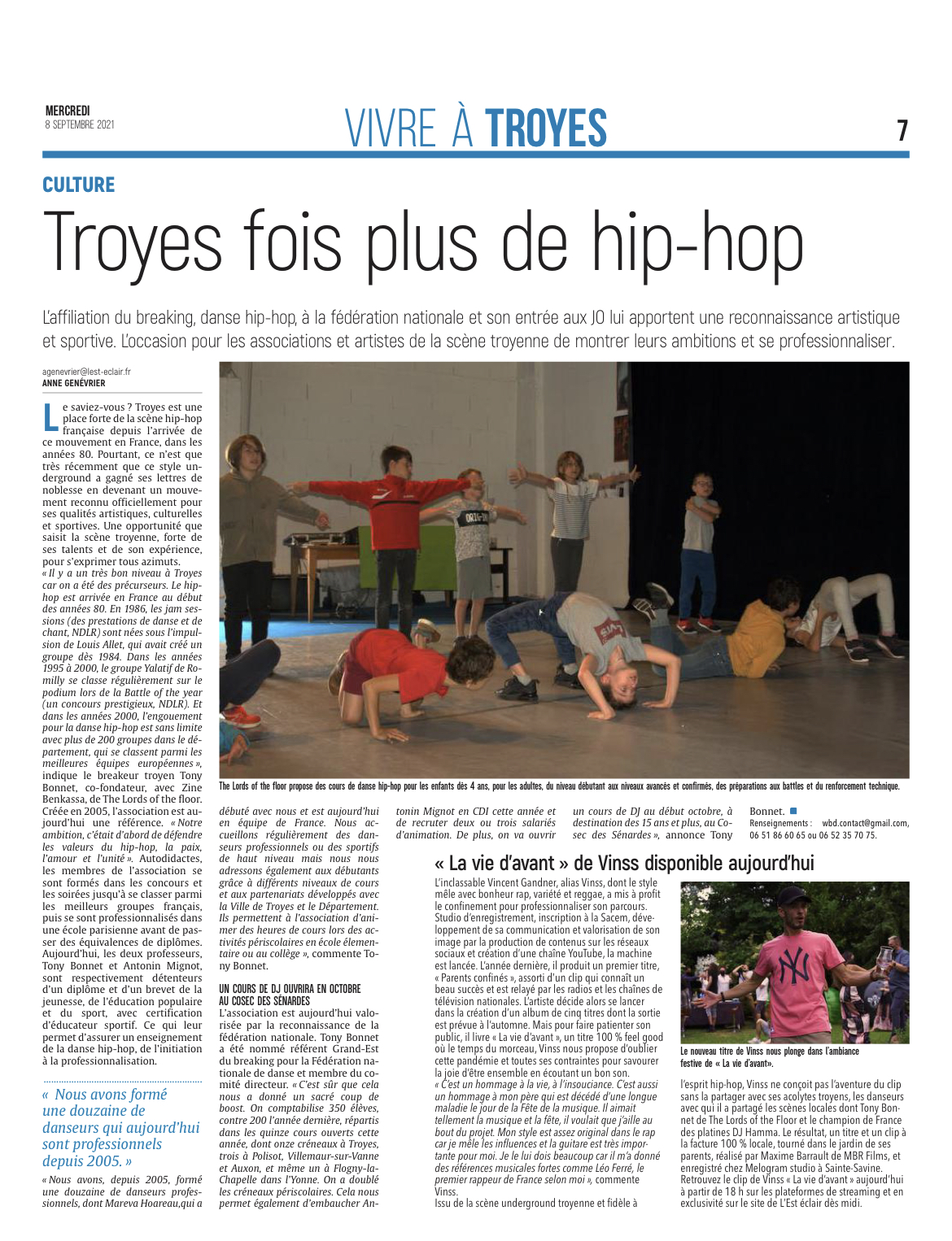 Troyes fois plus de hip-hop.