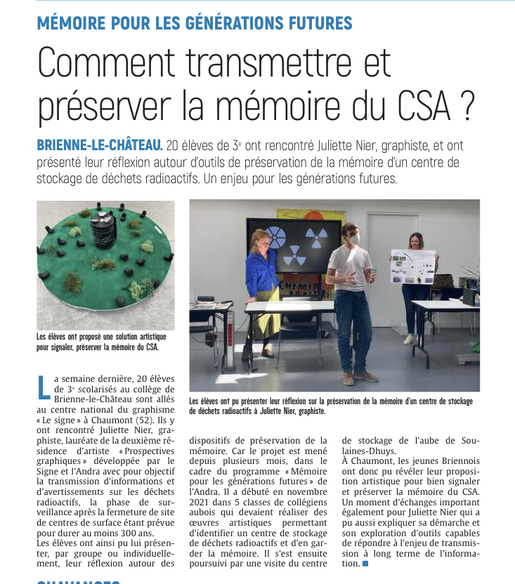 Comment transmettre et préserver la mémoire du CSA ?