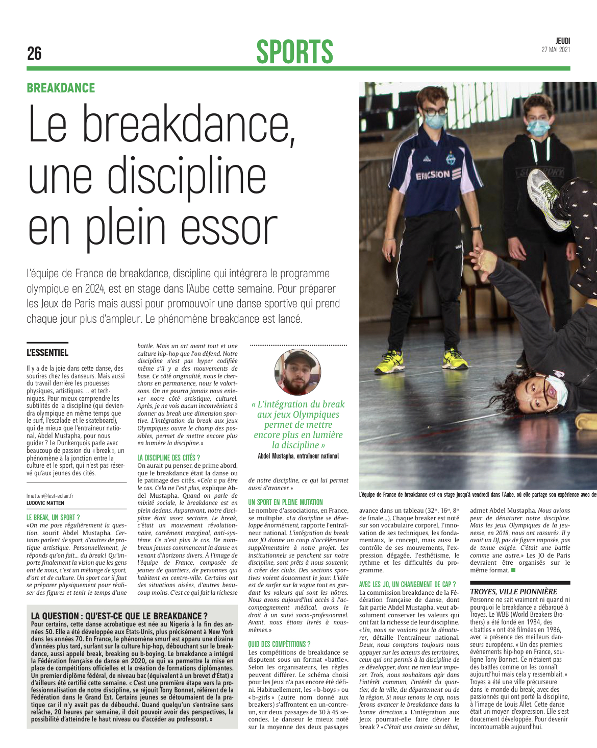 Le breakdance, une discipline en pleine essor