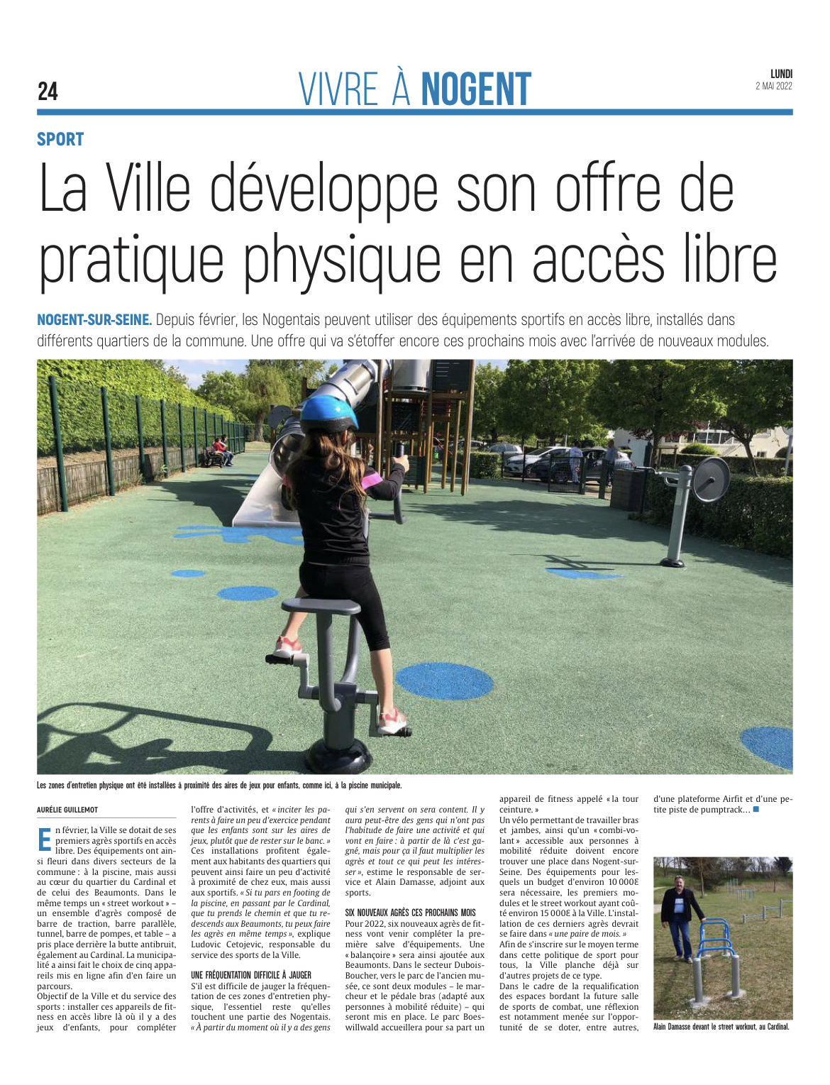 La ville développe son offre de pratique physique en accès libre.