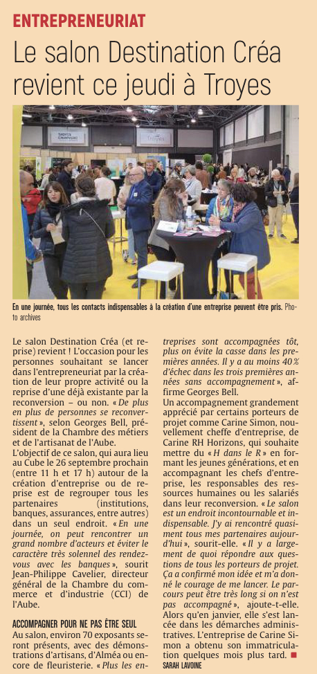 Le salon Destination Créa revient à Troyes !